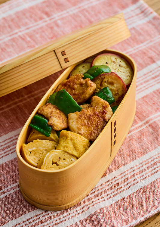 フライパン１つでできる 鶏むね焼肉弁当