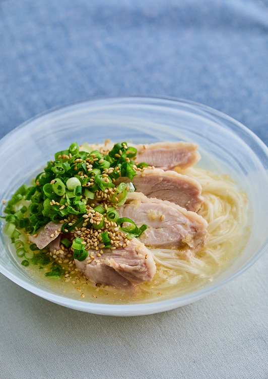 鶏だしそうめん