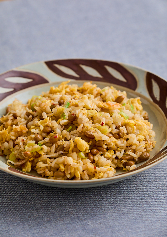 納豆キムチ炒飯
