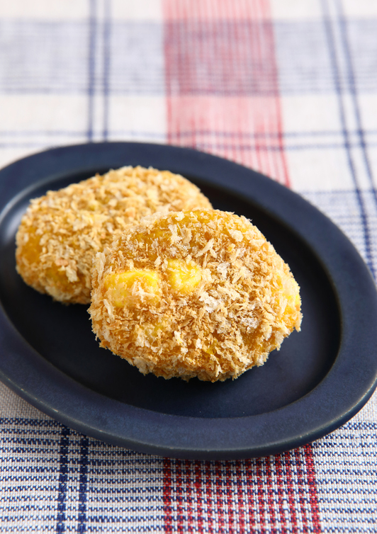 揚げない かぼちゃのチーズコロッケ