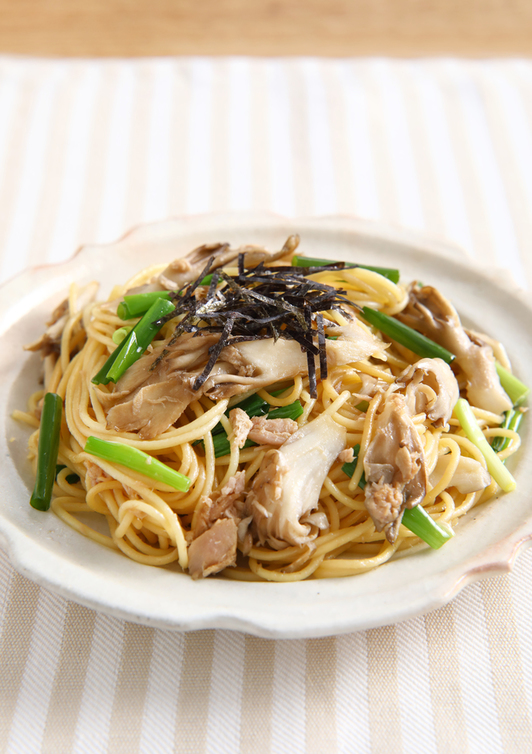ツナときのこの和風パスタ