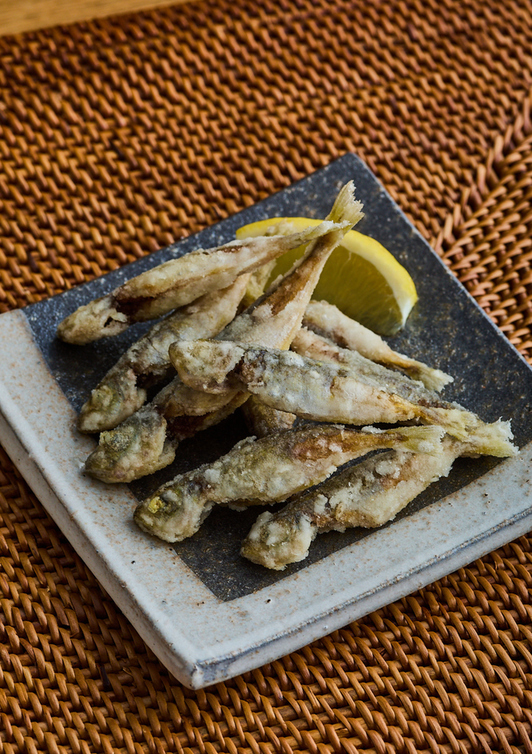 小魚のから揚げ