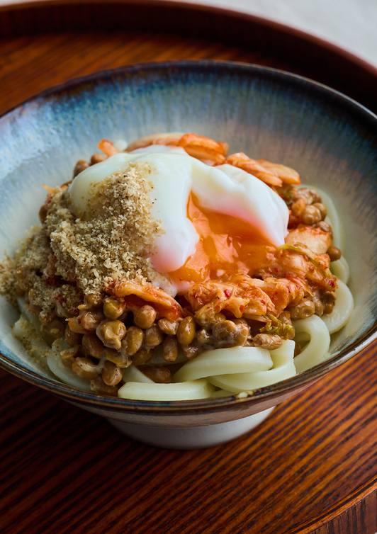 納豆キムチうどん