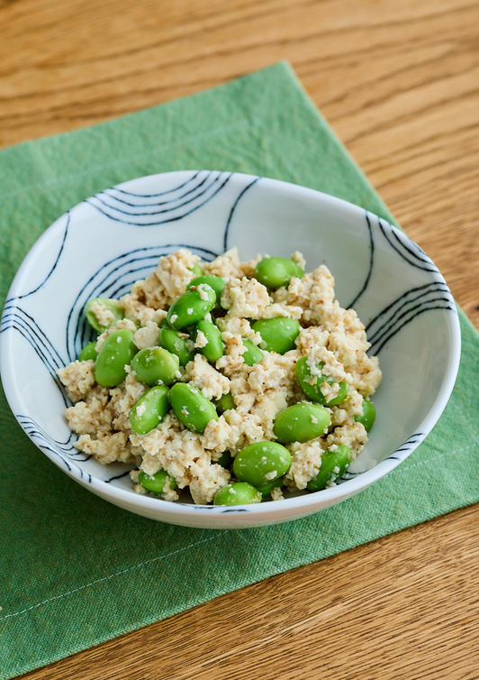 枝豆の白和え