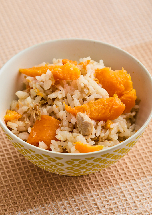 にんじん炊き込みご飯