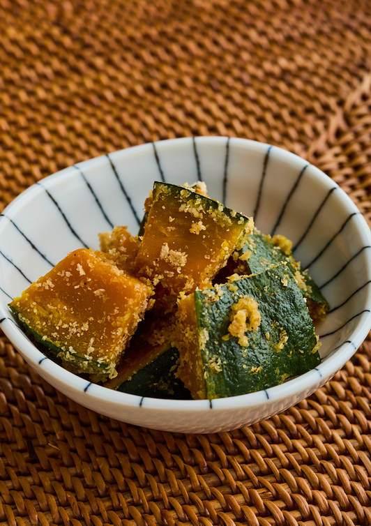 かぼちゃのごまみそあえ