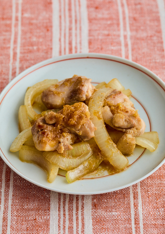 鶏もも肉のしょうが焼き