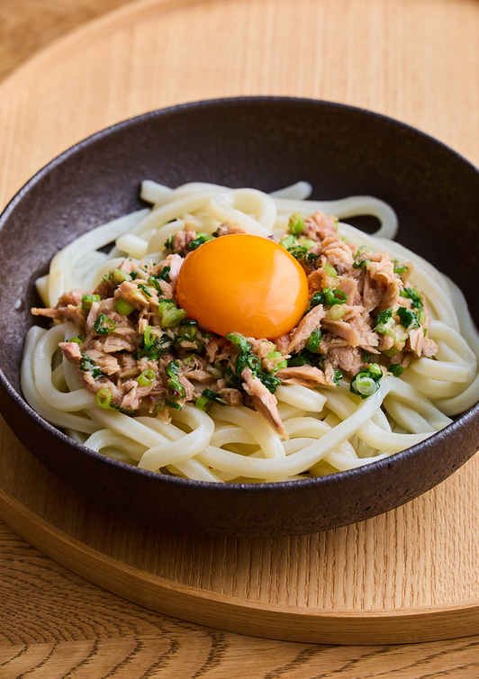 釜玉ツナうどん