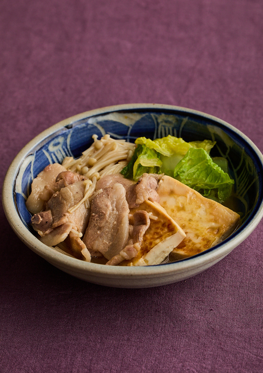 豚バラと白菜の肉豆腐