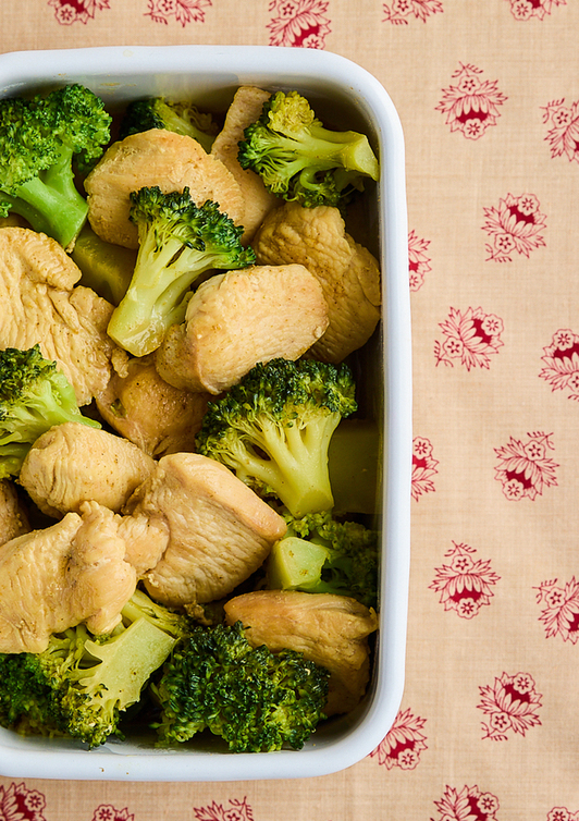 作り置きに 鶏肉とブロッコリーの和風カレー煮