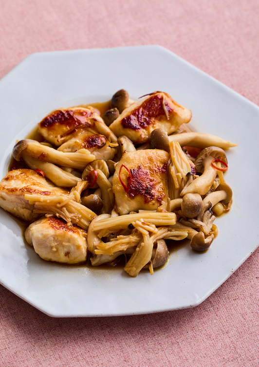 鶏むね肉ときのこの南蛮漬け