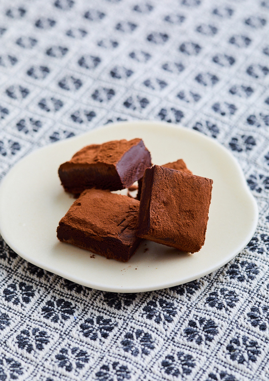材料2つ ココアの生チョコ風