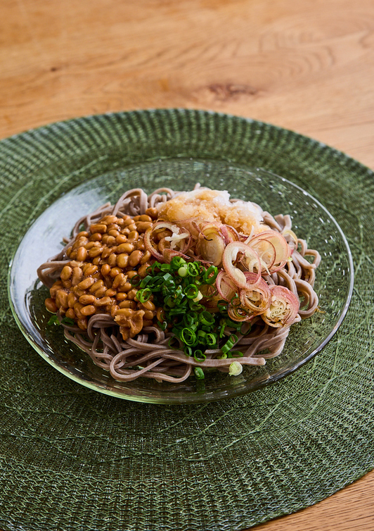 ぶっかけ香味おろし納豆そば