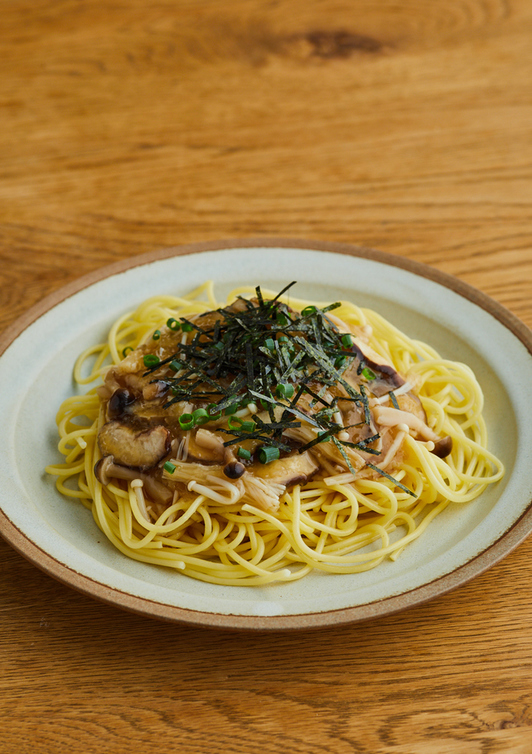 ノンオイル きのこの和風あんかけスパ
