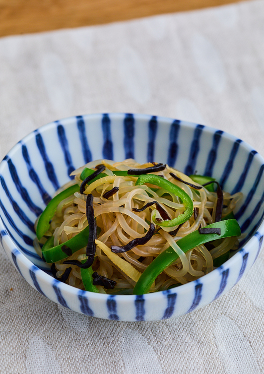 ヘルシー常備菜 糸こんの塩昆布炒め
