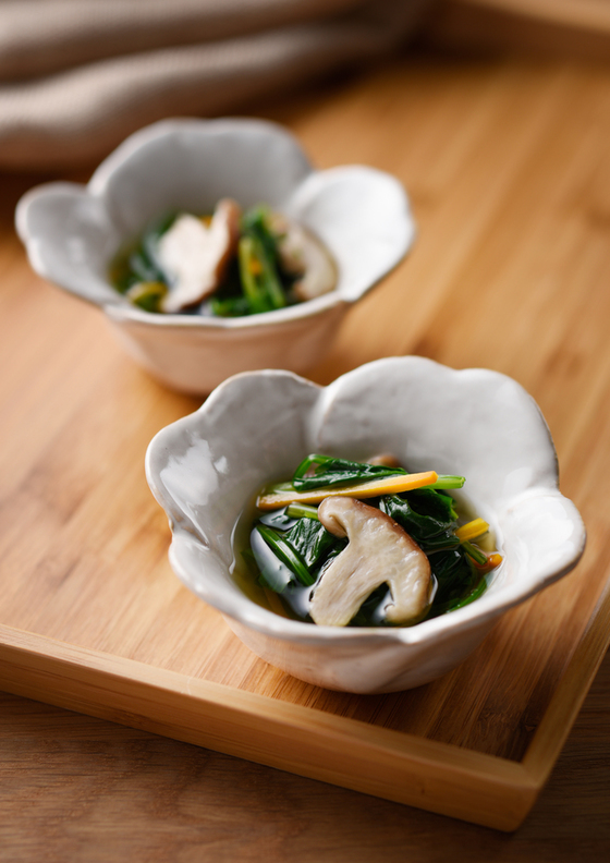 つゆまで飲める 青菜のさっと煮