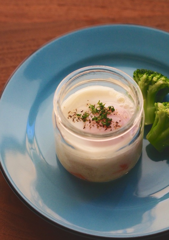 ポテトサラダでエッグスラット