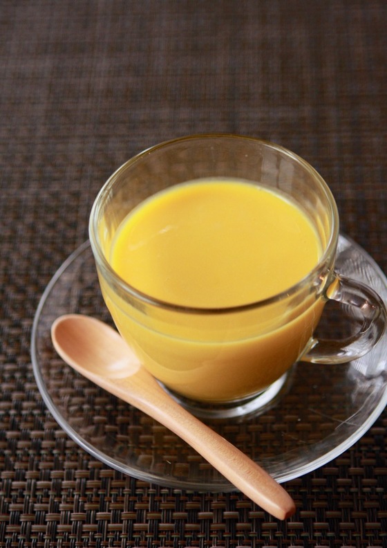 かぼちゃと豆腐の冷製スープ