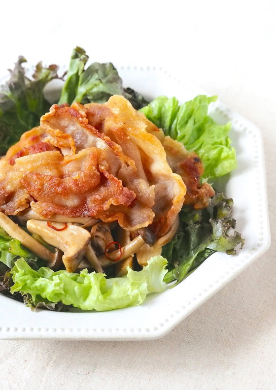 豚肉のカリカリ焼き