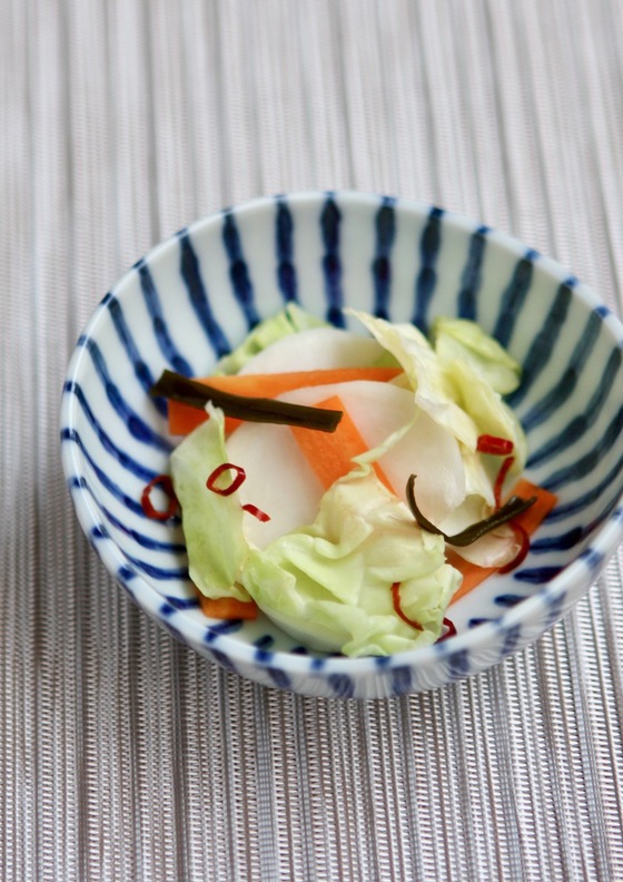 旬の野菜でササッと浅漬け
