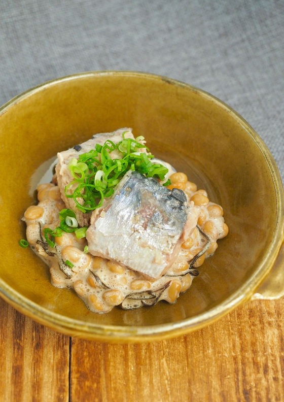 さばの納豆ボウル