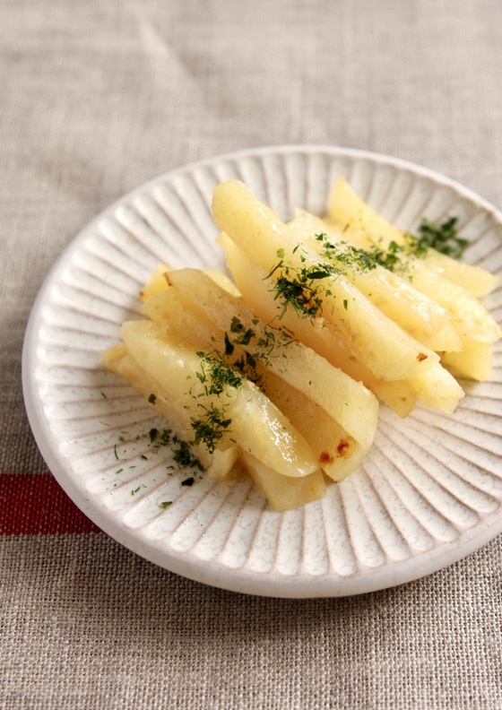 レンジで簡単 味噌バターポテト