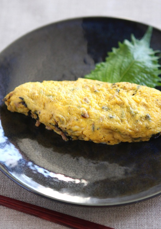 豚ひじきオムレツ