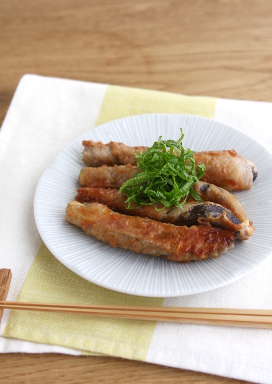 なすの豚みそ焼き
