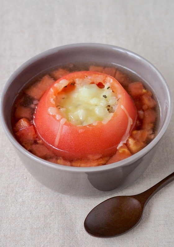 トマトのカプレーゼスープ By あぽももこ 管理栄養士監修のレシピ検索 献立作成 おいしい健康 糖尿病