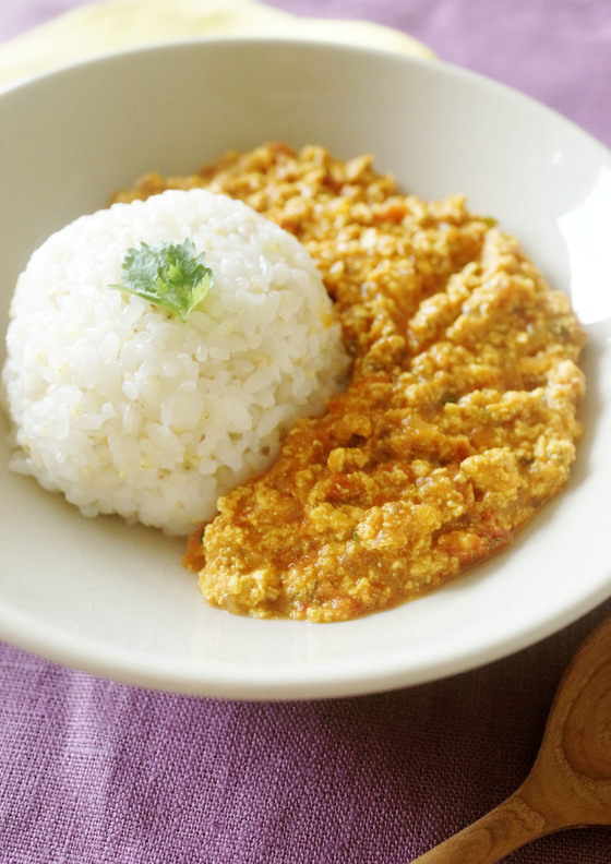 マカ入り豆腐ドライカレー