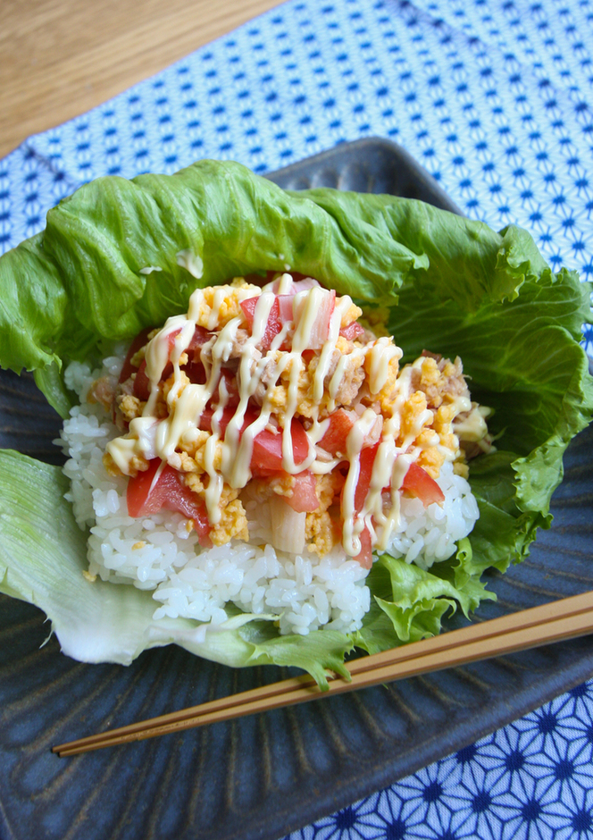 夏野菜とツナのさっぱり すし酢ご飯