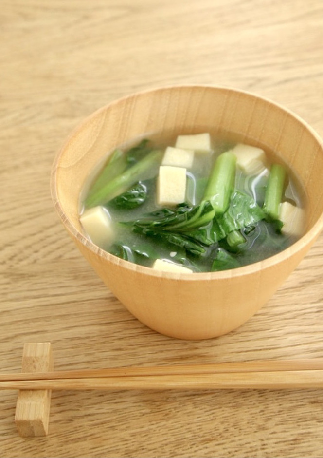 高野豆腐と小松菜の味噌汁 By Umemodoki 管理栄養士監修のレシピ検索 献立作成 おいしい健康 糖尿病