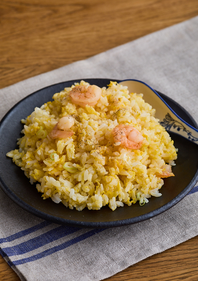 パックご飯で えび中華チャーハン