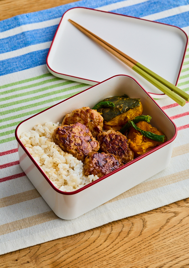 切り干し大根入りつくね&かぼちゃの煮物弁当