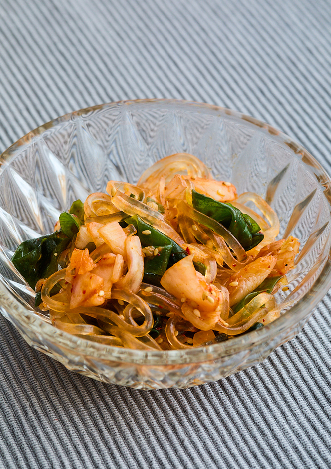 くずきりのキムチサラダ