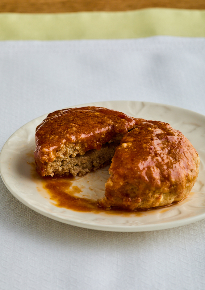 電子レンジで ふんわり豆腐ハンバーグ