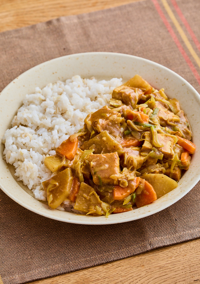 厚揚げの和風カレー