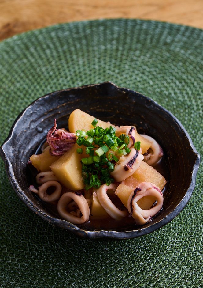 いかとじゃがいもの煮物