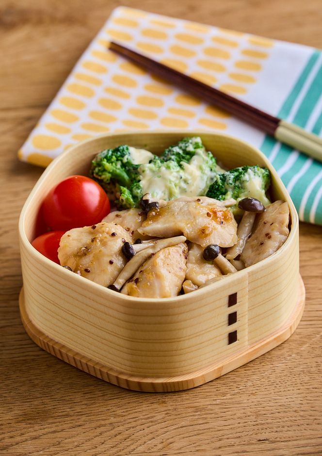 レンジで４分 ハニーマスタードチキン弁当