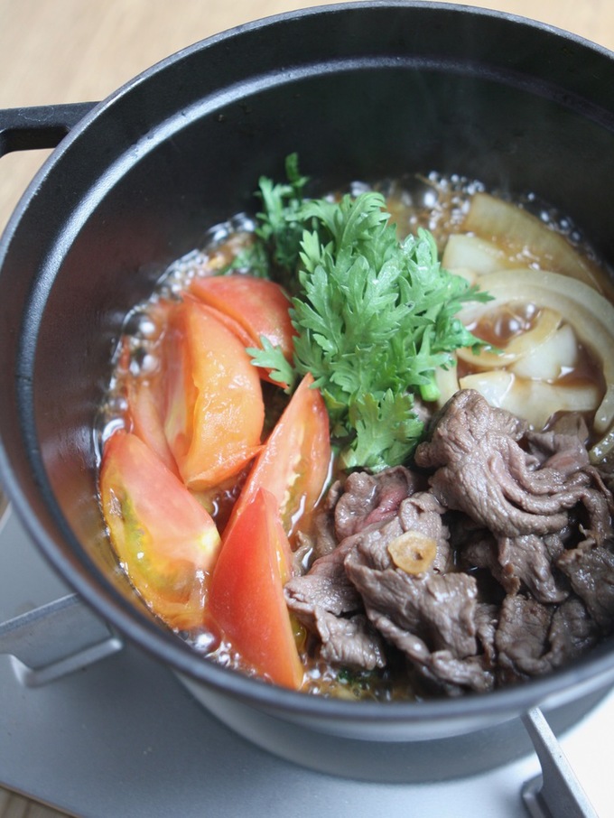 トマトすき焼き
