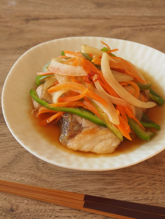 鮭と野菜の南蛮漬け