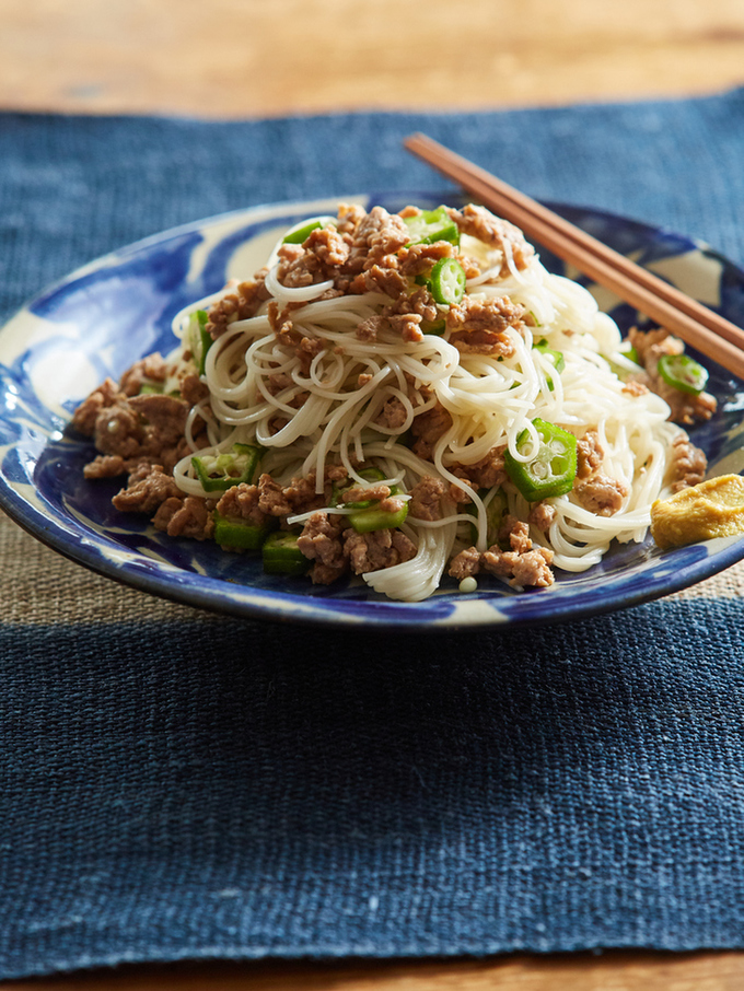 冷やしそうめんチャンプルー