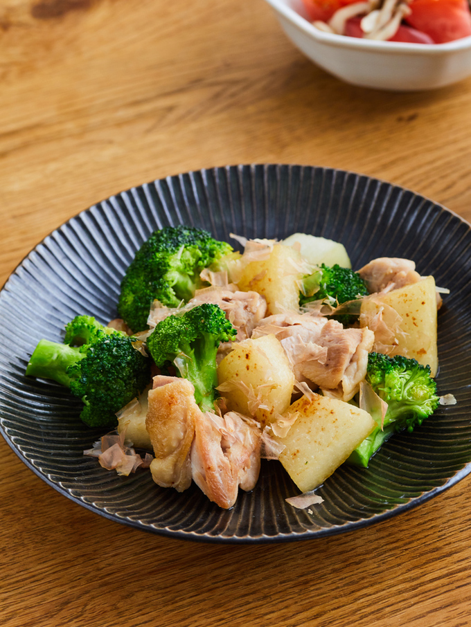 やさしい味わい 鶏肉と冬瓜の和風炒め