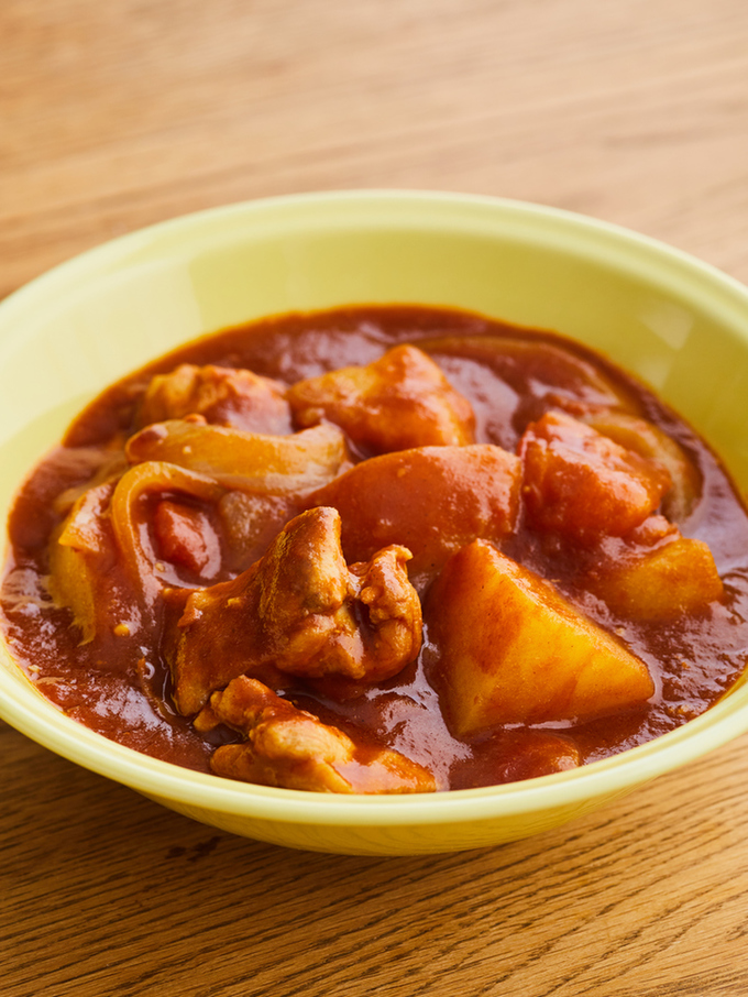 ルウ控えめでも こくうまチキンカレー