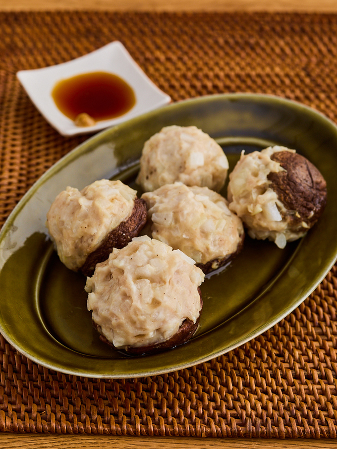 レンジで簡単 しいたけ焼売