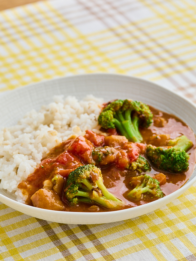 市販のレトルトで カレーライス
