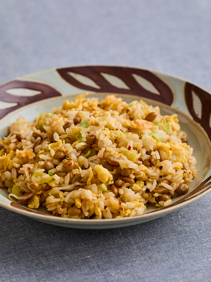 納豆キムチ炒飯