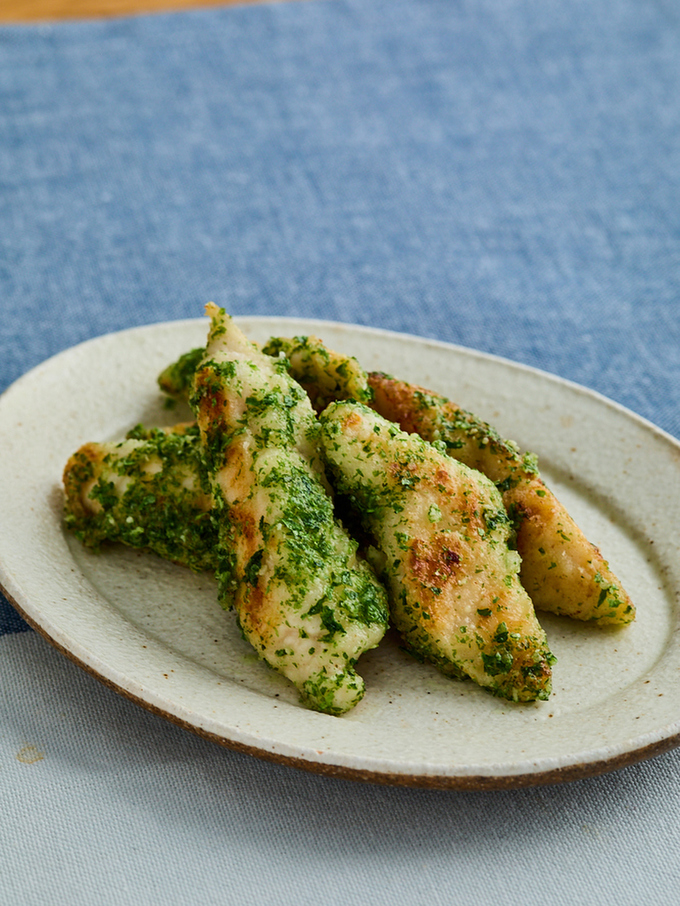ささみの海苔チーズ揚げ焼き