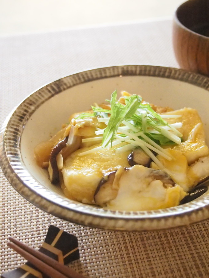 豆腐の卵とじ