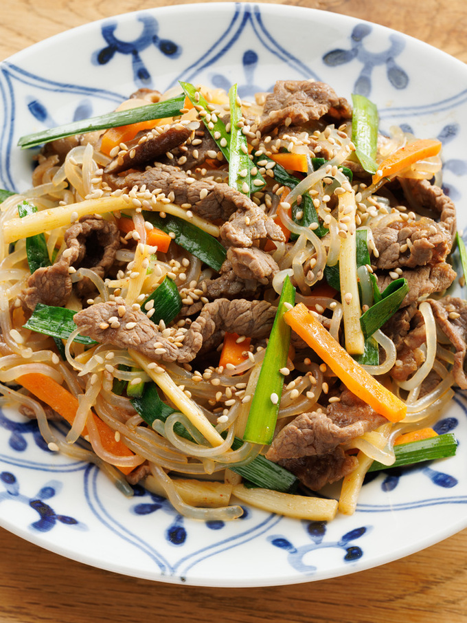 牛肉としらたきのヘルシーチャプチェ